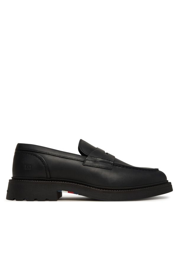 TOMMY HILFIGER - Mokasyny Tommy Hilfiger. Kolor: czarny