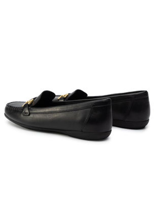 Geox Mokasyny D Annytah Moc A D84BMA 00043 C9997 Czarny. Kolor: czarny. Materiał: skóra