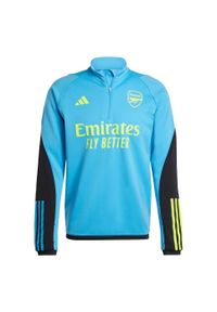 Bluza piłkarska męska Adidas Arsenal Tiro 23 Training. Kolor: niebieski. Sport: piłka nożna #2