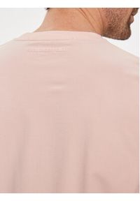 Karl Lagerfeld - KARL LAGERFELD T-Shirt 755027 542221 Różowy Regular Fit. Typ kołnierza: dekolt w karo. Kolor: różowy. Materiał: bawełna #3