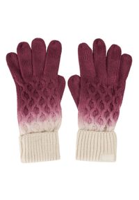 Regatta - Rękawiczki Damskie Ombre Frosty VIII. Kolor: czerwony, wielokolorowy, biały. Sport: turystyka piesza #1