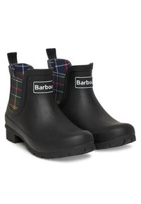 Barbour Kalosze Kingham LRF0088BK11 Czarny. Kolor: czarny. Materiał: guma #4