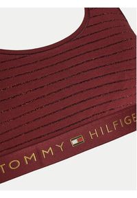 TOMMY HILFIGER - Tommy Hilfiger Top UW0UW05587 Bordowy Slim Fit. Kolor: czerwony. Materiał: bawełna #6