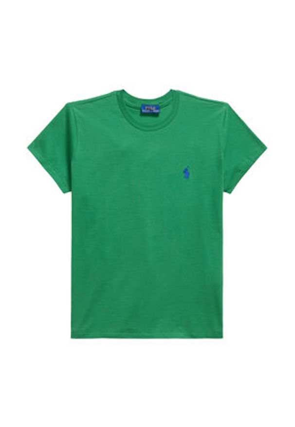 Polo Ralph Lauren T-Shirt 211B14605022 Zielony ciemny Classic Fit. Typ kołnierza: polo. Kolor: zielony. Materiał: bawełna