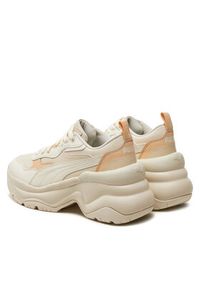 Puma Sneakersy Cilia Wedge 393915 11 Beżowy. Kolor: beżowy. Materiał: skóra