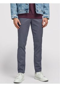 Jack & Jones - Jack&Jones Chinosy Jjimarco Jjbowie 12176042 Szary Slim Fit. Kolor: szary. Materiał: bawełna #1