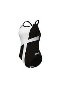 Damski kostium kąpielowy 1-częściowy Arena Diamond Lightdrop. Kolor: wielokolorowy, biały, czarny #2