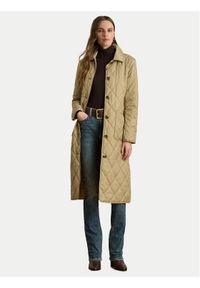Lauren Ralph Lauren - LAUREN RALPH LAUREN Kurtka puchowa 297980103002 Beżowy Straight Fit. Kolor: beżowy. Materiał: syntetyk