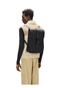 Rains Plecak Backpack Mini W3 13020 Czarny. Kolor: czarny. Materiał: materiał #4