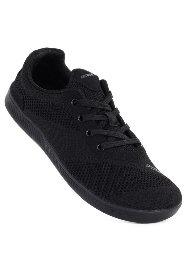 Półbuty sportowe lekkie komfortowe barefoot czarne Artiker 58C1912. Kolor: czarny. Materiał: tkanina