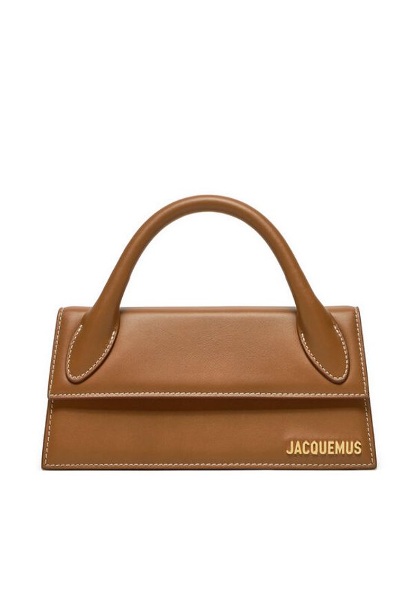 JACQUEMUS Torebka Le Chiquito Long 213BA004-3072 Brązowy. Kolor: brązowy. Materiał: skórzane