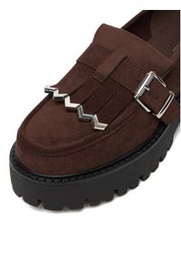 DeeZee Loafersy CEO-HY6688001-1 Brązowy. Kolor: brązowy. Materiał: materiał #7