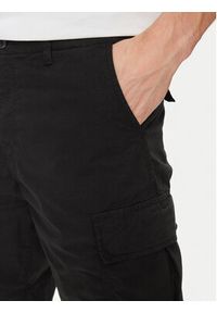Jack & Jones - Jack&Jones Szorty materiałowe Cole 12253122 Czarny Loose Fit. Kolor: czarny. Materiał: bawełna #4