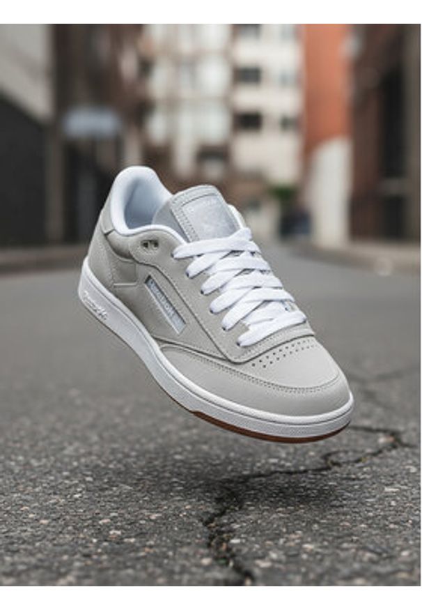 Reebok Sneakersy EO-CLUB C BULC CLN 100239220 Szary. Kolor: szary. Materiał: skóra, zamsz. Model: Reebok Club