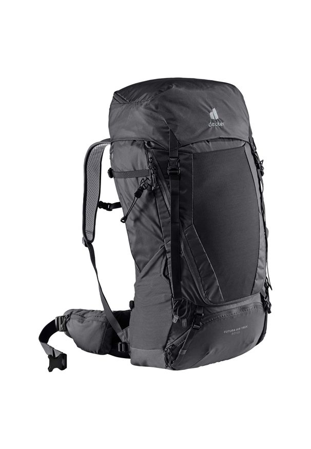 Plecak trekkingowy Deuter Futura Air Trek 60 + 10 - black/graphite. Kolor: czarny. Styl: sportowy