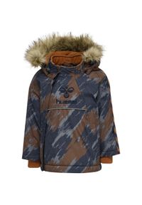 Kurtka przeciwdeszczowa z kapturem dla dziewczynki Hummel Jessie Tex. Typ kołnierza: kaptur. Kolor: niebieski #1