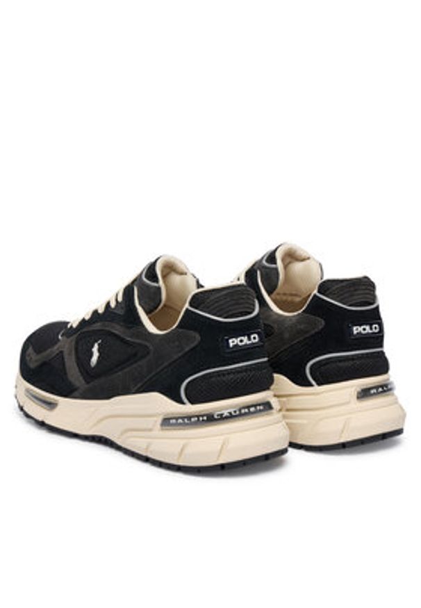 Polo Ralph Lauren Sneakersy Trackster 275 809974014001 Czarny. Kolor: czarny. Materiał: zamsz, skóra