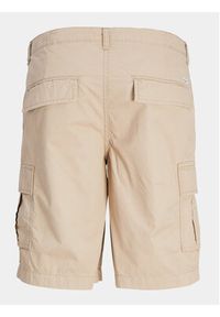 Jack & Jones - Jack&Jones Szorty materiałowe Jpstcole 12253222 Beżowy Loose Fit. Kolor: beżowy. Materiał: bawełna #6