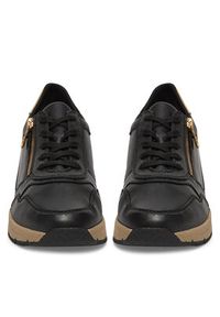 Rieker Sneakersy N9301-00 Czarny. Kolor: czarny. Materiał: skóra