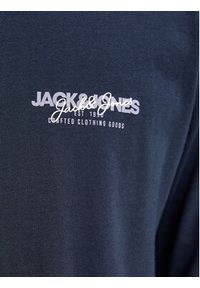 Jack & Jones - Jack&Jones Longsleeve Alvis 12259735 Granatowy Standard Fit. Kolor: niebieski. Materiał: bawełna. Długość rękawa: długi rękaw #3