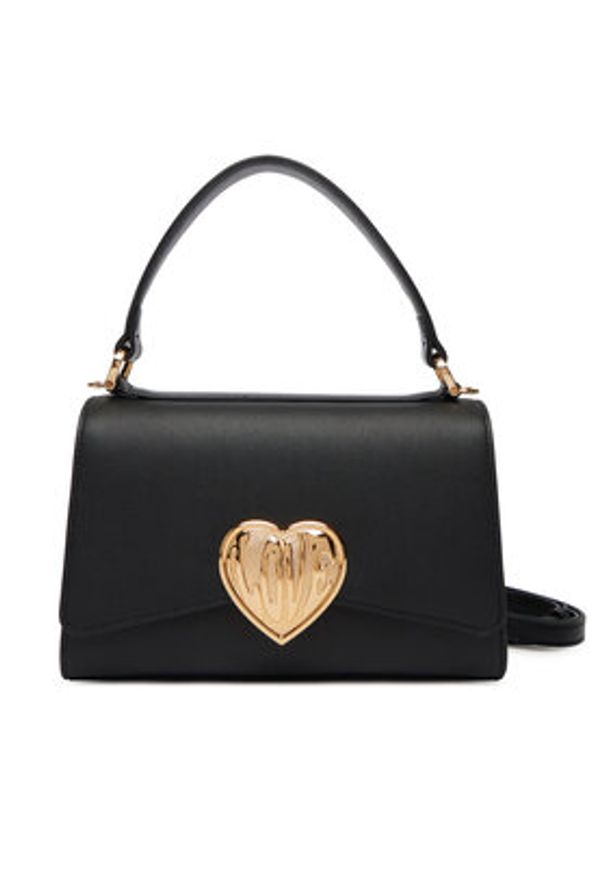 Love Moschino - LOVE MOSCHINO Torebka JC4146PP1OL1600A Czarny. Kolor: czarny. Materiał: skórzane