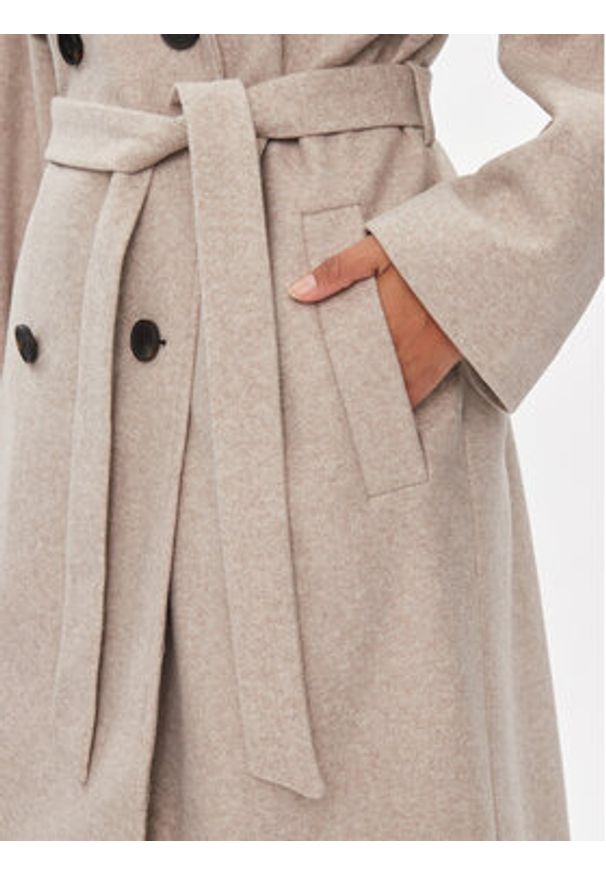 only - ONLY Trencz Nancy 15310681 Szary Regular Fit. Kolor: szary. Materiał: syntetyk