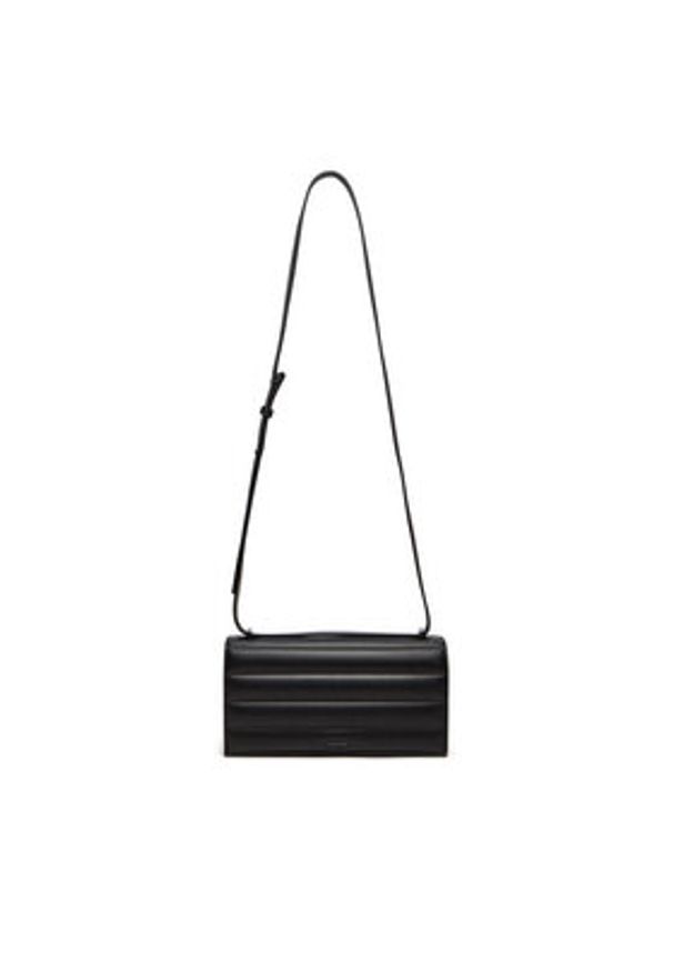 Calvin Klein Torebka Line Quilt Sm Conv Shoulder Bag K60K612639 Czarny. Kolor: czarny. Materiał: skórzane