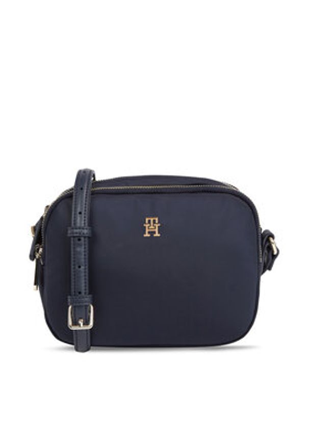 TOMMY HILFIGER - Tommy Hilfiger Torebka Poppy Th Crossover AW0AW15638 Granatowy. Kolor: niebieski