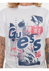 Guess T-Shirt M4YI02 I3Z14 Biały Regular Fit. Kolor: biały. Materiał: bawełna #4