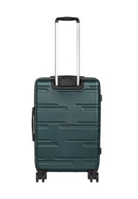 Ochnik - Komplet walizek na kółkach 19''/24''/30''. Kolor: zielony. Materiał: materiał, poliester, guma #10