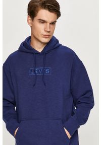 Levi's® - Levi's - Bluza bawełniana. Okazja: na spotkanie biznesowe. Kolor: niebieski. Materiał: bawełna. Styl: biznesowy #1