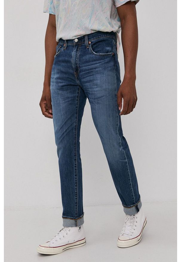 Levi's® - Levi's - Jeansy 502. Okazja: na spotkanie biznesowe. Kolor: niebieski. Styl: biznesowy