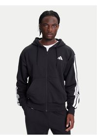 Adidas - adidas Bluza Essentials 3-Stripes JD1870 Czarny Regular Fit. Kolor: czarny. Materiał: bawełna