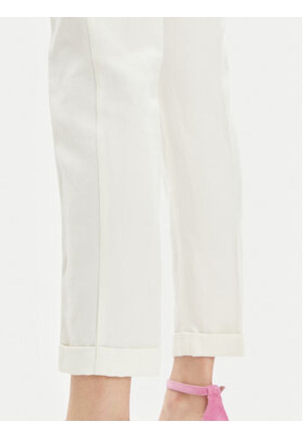 Marciano Guess Spodnie materiałowe Giselle 4GGB05 7158A Écru Regular Fit. Materiał: lyocell