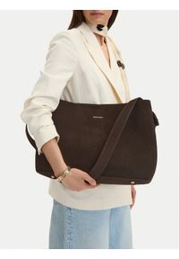Gino Rossi - GINO ROSSI Torebka EO-LARA-513-518-2 Brązowy. Kolor: brązowy. Materiał: zamszowe, skórzane #1
