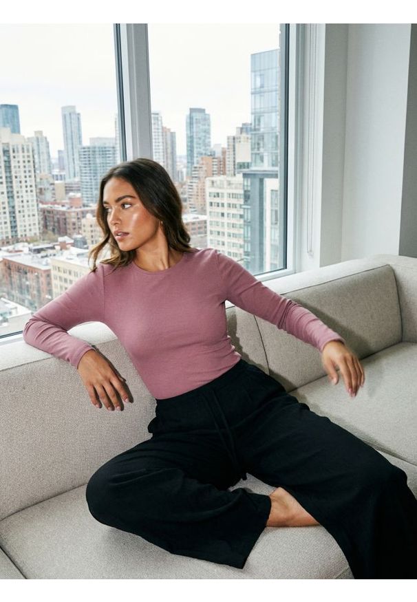 Sinsay - Bawełniane body - różowy. Kolor: różowy. Materiał: bawełna