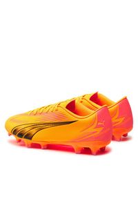 Puma Buty do piłki nożnej Ultra Play Fg/Agck 107763-03 Żółty. Kolor: żółty. Materiał: materiał #4
