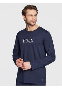 Polo Ralph Lauren Longsleeve 714862600003 Granatowy Regular Fit. Typ kołnierza: polo. Kolor: niebieski. Materiał: bawełna. Długość rękawa: długi rękaw