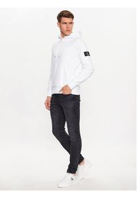 Calvin Klein Jeans Bluza J30J323430 Biały Regular Fit. Kolor: biały. Materiał: bawełna #4