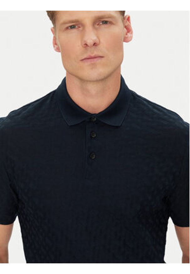 BOSS Polo H-Pack 80 50537132 Granatowy Regular Fit. Typ kołnierza: polo. Kolor: niebieski. Materiał: bawełna