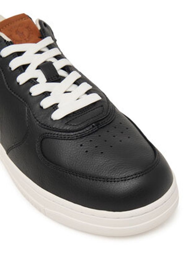 Polo Ralph Lauren Sneakersy 809P07175002 Czarny. Kolor: czarny. Materiał: skóra