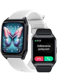 Smartwatch Rubicon Zegarek damski SMARTWATCH Rubicon rozmowy E89 z dwoma paskami. Rodzaj zegarka: smartwatch #1