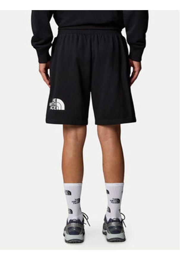 The North Face Szorty sportowe Easy NF0A8C2S Czarny Regular Fit. Kolor: czarny. Materiał: syntetyk. Styl: sportowy
