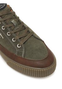 Pepe Jeans Sneakersy Ben Evolution M PMS300001 Khaki. Kolor: brązowy. Materiał: zamsz, skóra #5