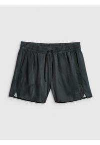 4f - 4F Spodenki plażowe boardshorty męskie - czarne 3XL. Kolor: czarny. Materiał: tkanina, skóra, materiał #1