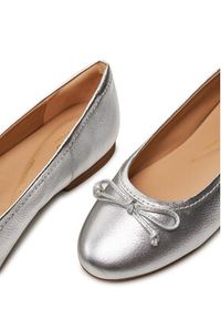 Clarks Baleriny Fawna Lily 26176380 Srebrny. Kolor: srebrny. Materiał: skóra #3