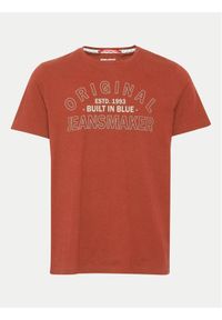 Blend T-Shirt 20716831 Pomarańczowy Regular Fit. Kolor: pomarańczowy. Materiał: bawełna