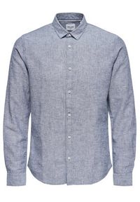 Only & Sons Koszula Caiden 22012321 Niebieski Slim Fit. Kolor: niebieski. Materiał: bawełna #5