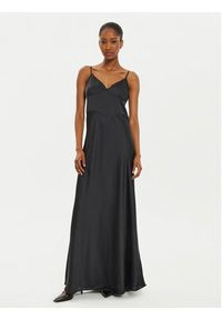 TwinSet - TWINSET Komplet sweter i sukienka 242TP3112 Czarny Relaxed Fit. Kolor: czarny. Materiał: syntetyk #5