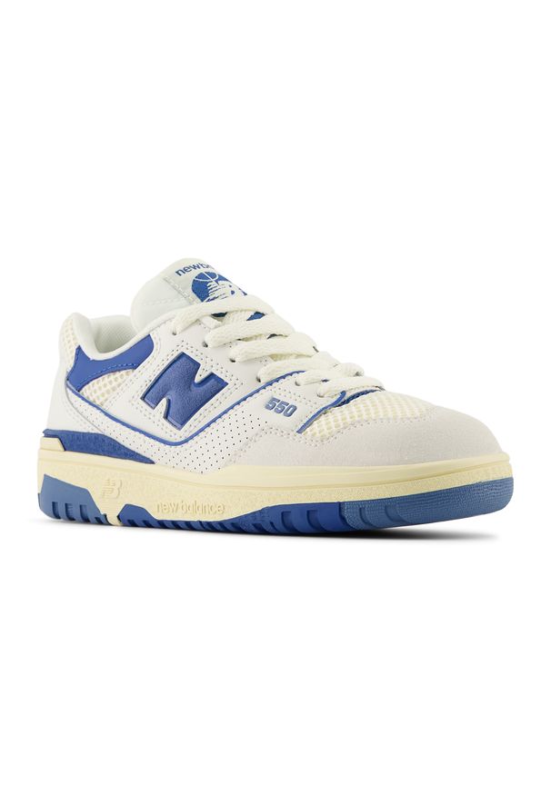 Buty dziecięce New Balance PSB550CP – multikolor. Kolor: wielokolorowy. Materiał: skóra. Szerokość cholewki: normalna
